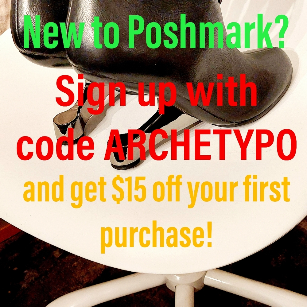 New Poshmark Sign-ups - use code ARCHETYPO for a $15 discount